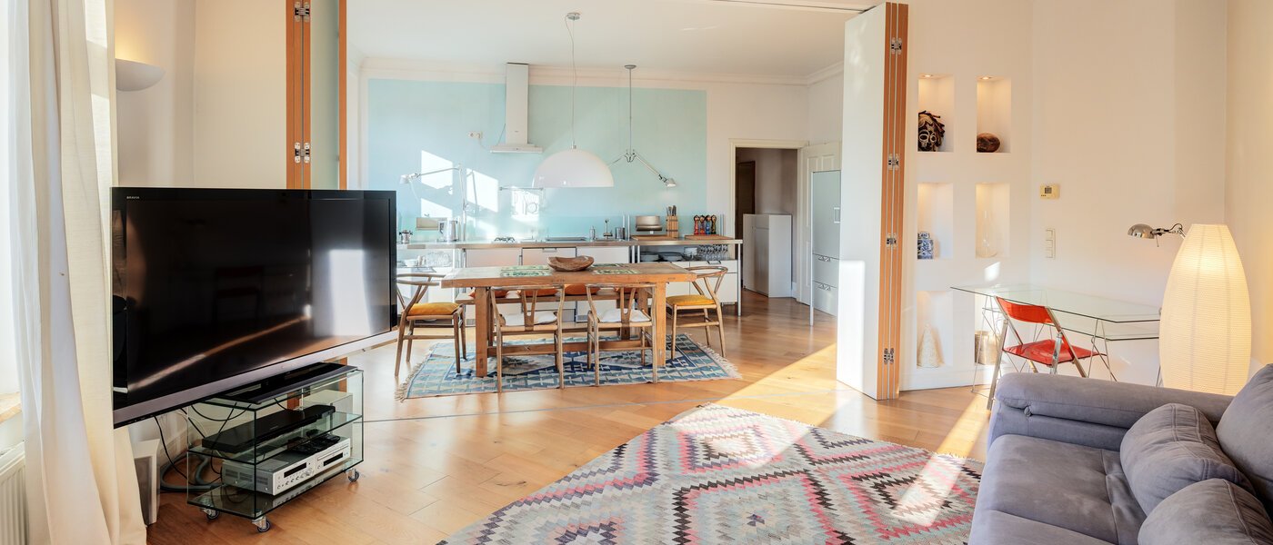 квартира München Neuhausen 03 жилое пространство 5216