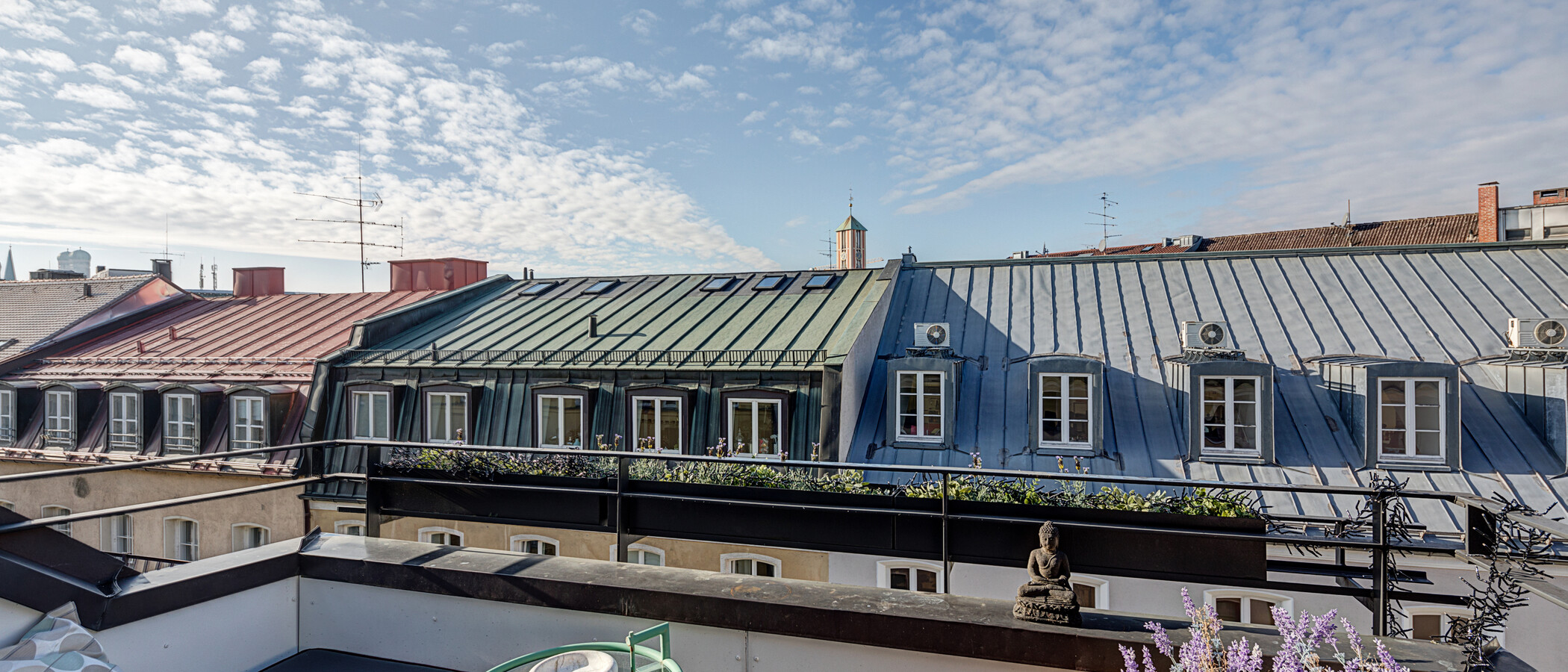 мансардная квартира München Maxvorstadt 01 вид из окна 5221