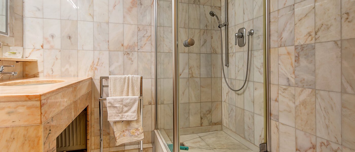 квартира München Olympiadorf 01 ванная комната 5242