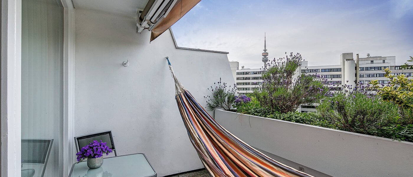 квартира München Olympiadorf 01 балкон 5242