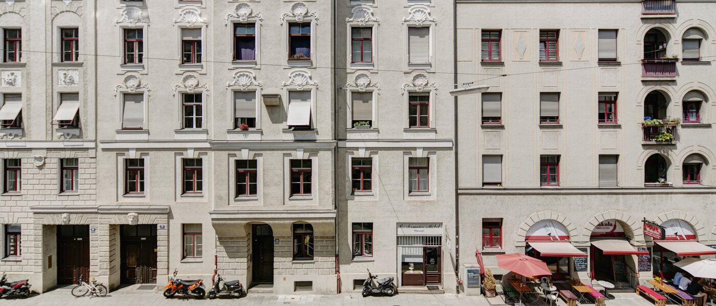 квартира München Glockenbachviertel 02 вид из окна 5247