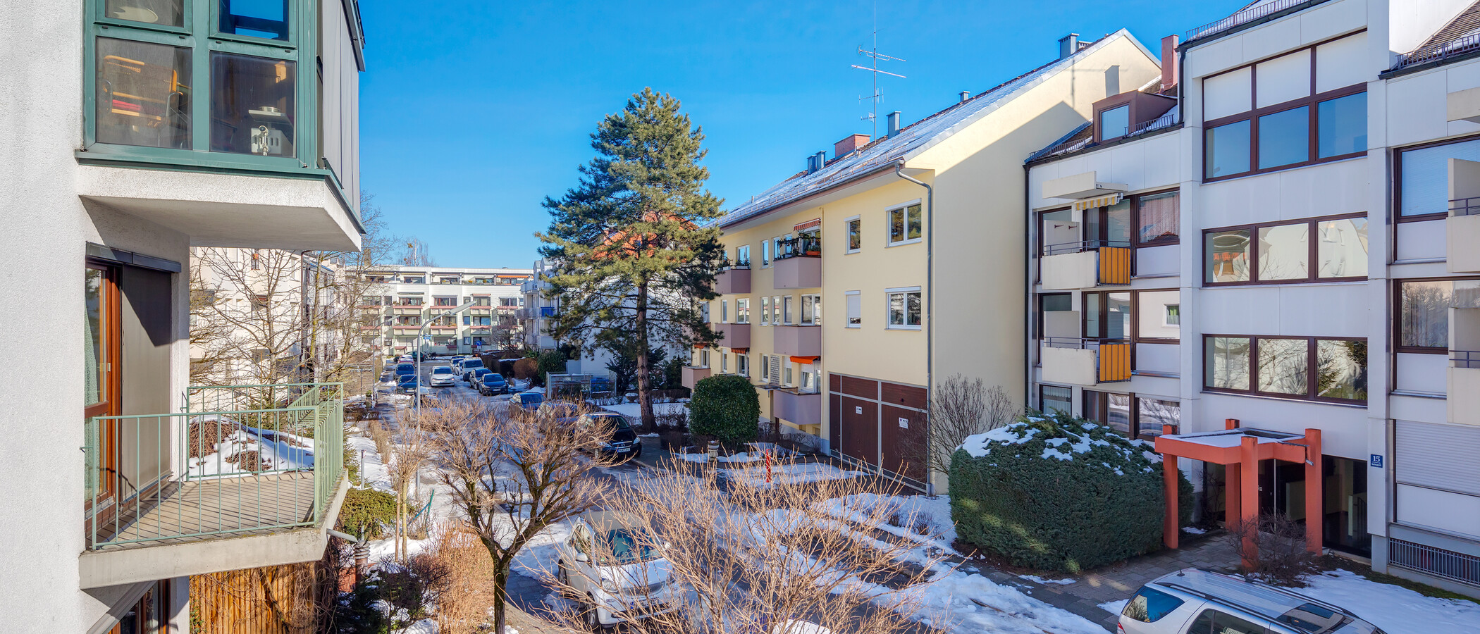 квартира München Harlaching 01 вид из окна 5306