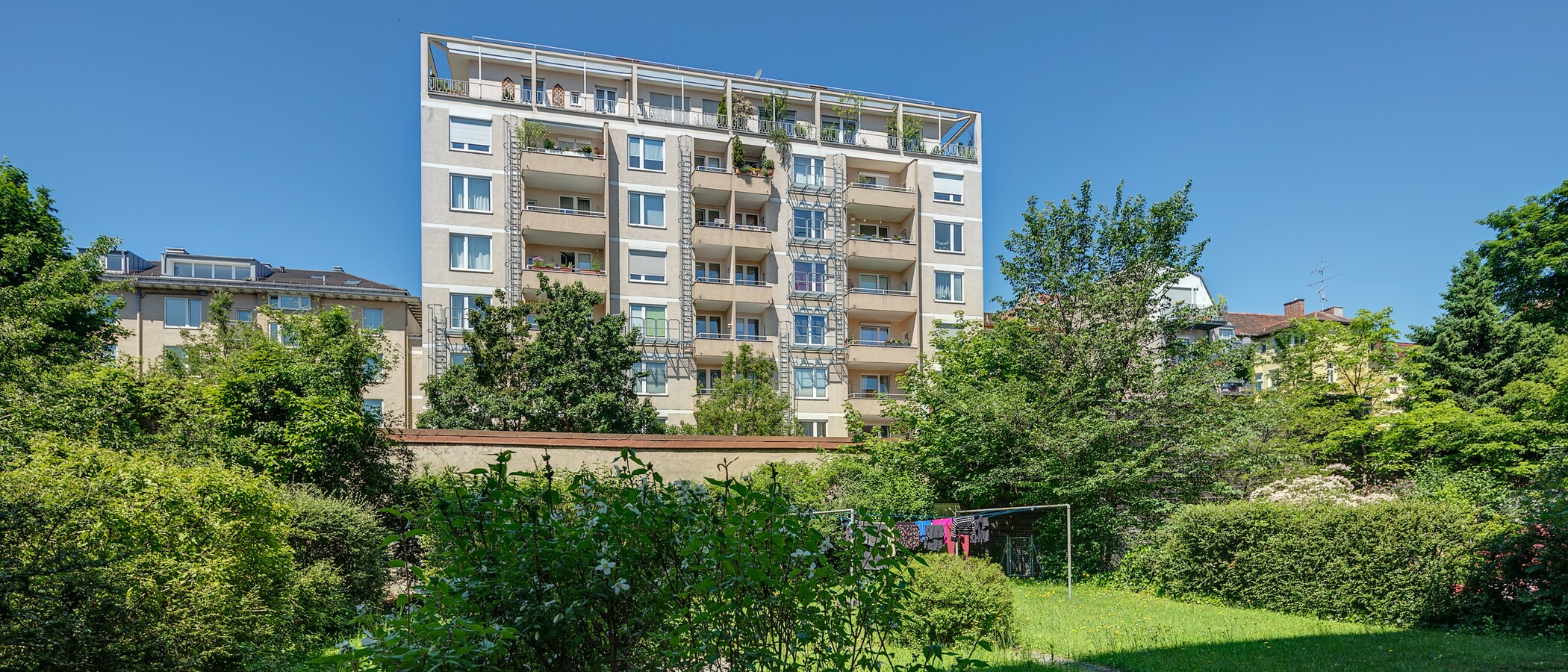 квартира München Maxvorstadt - Westen 01 вид из окна 5313