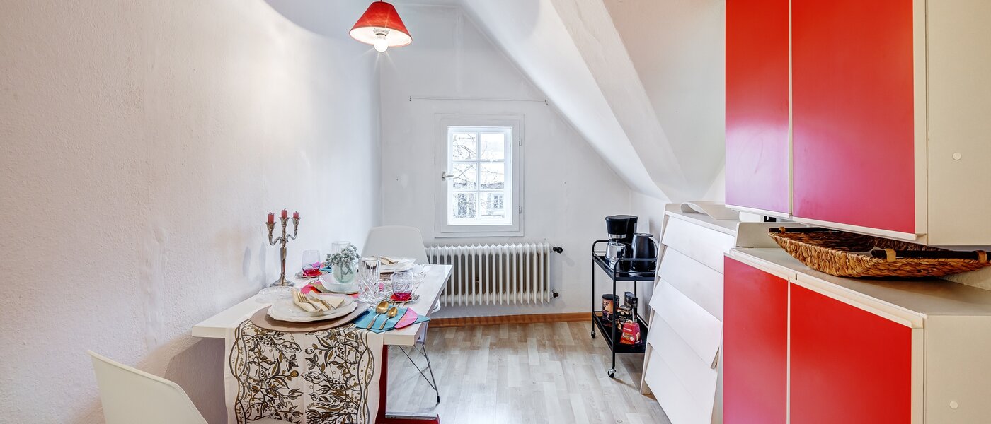 мансардная квартира München Solln 01 кухня 5327