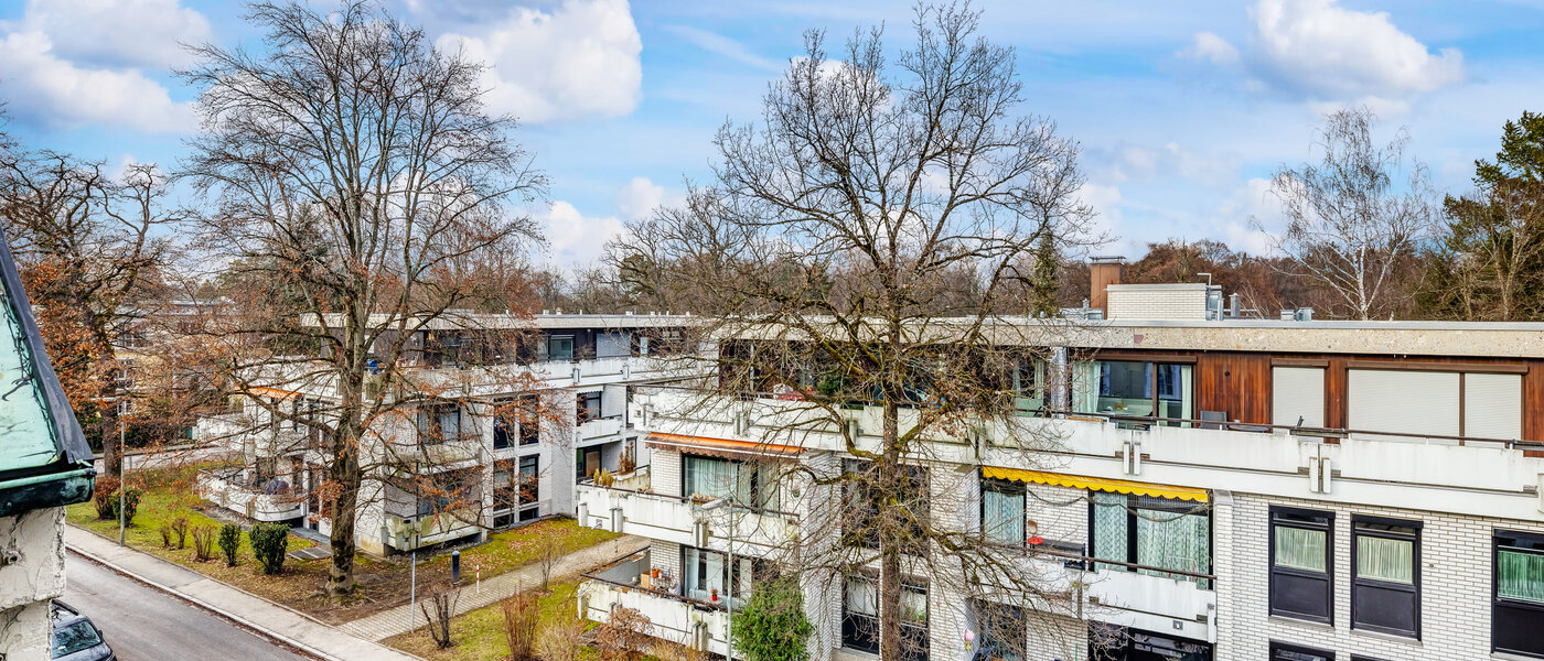 мансардная квартира München Solln 02 вид из окна 5327