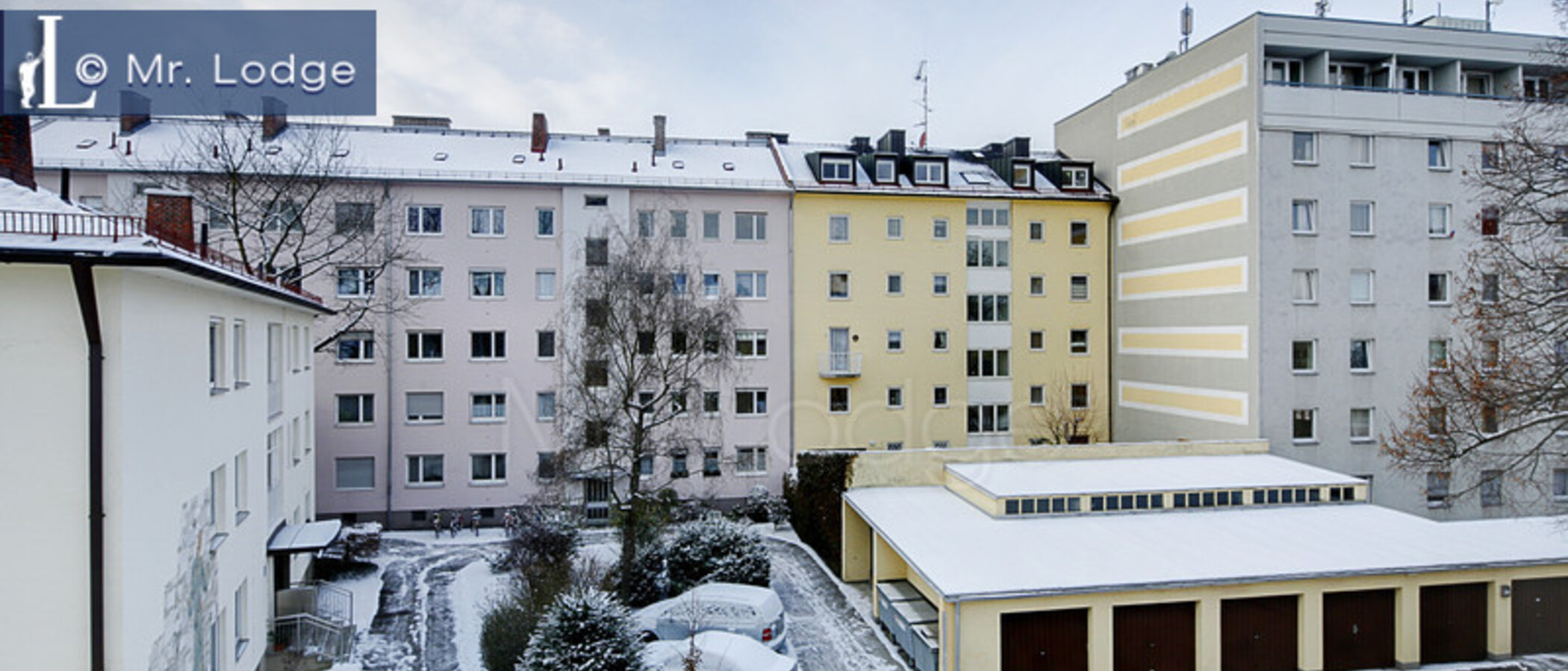 квартира München Milbertshofen 03 вид из окна 5352