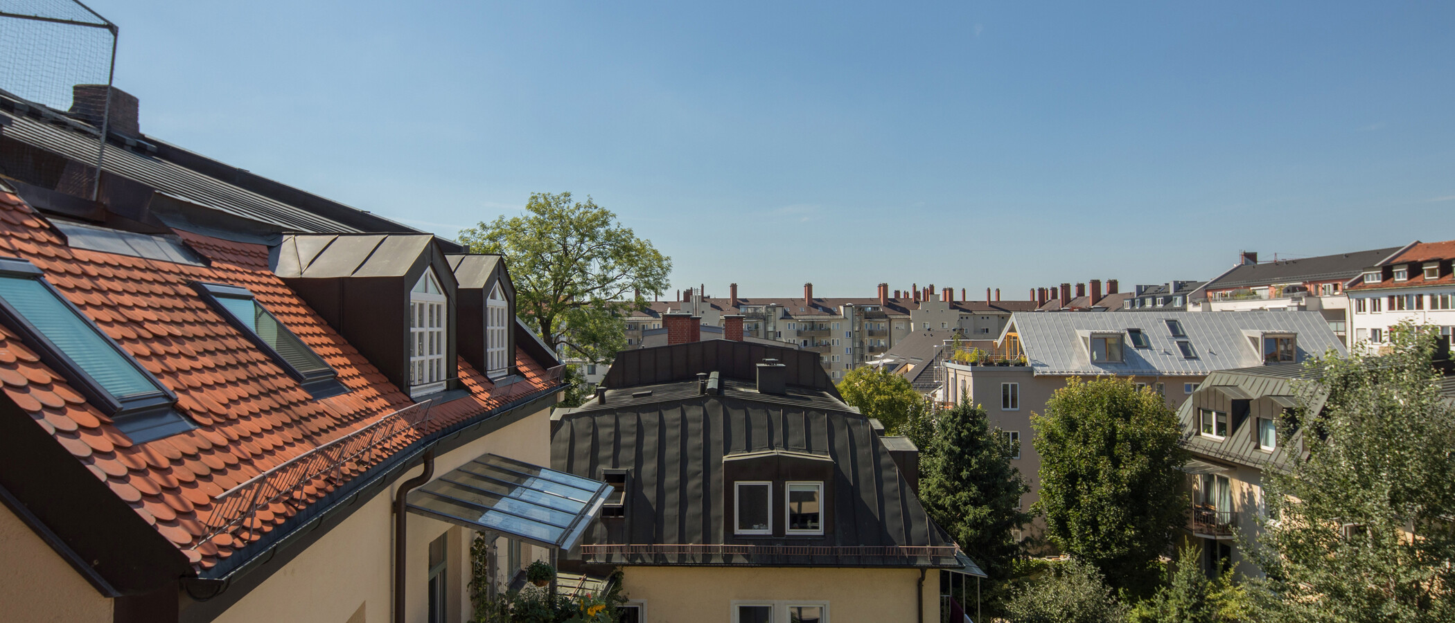 квартира-галерея München Westend 01 вид из окна 5354