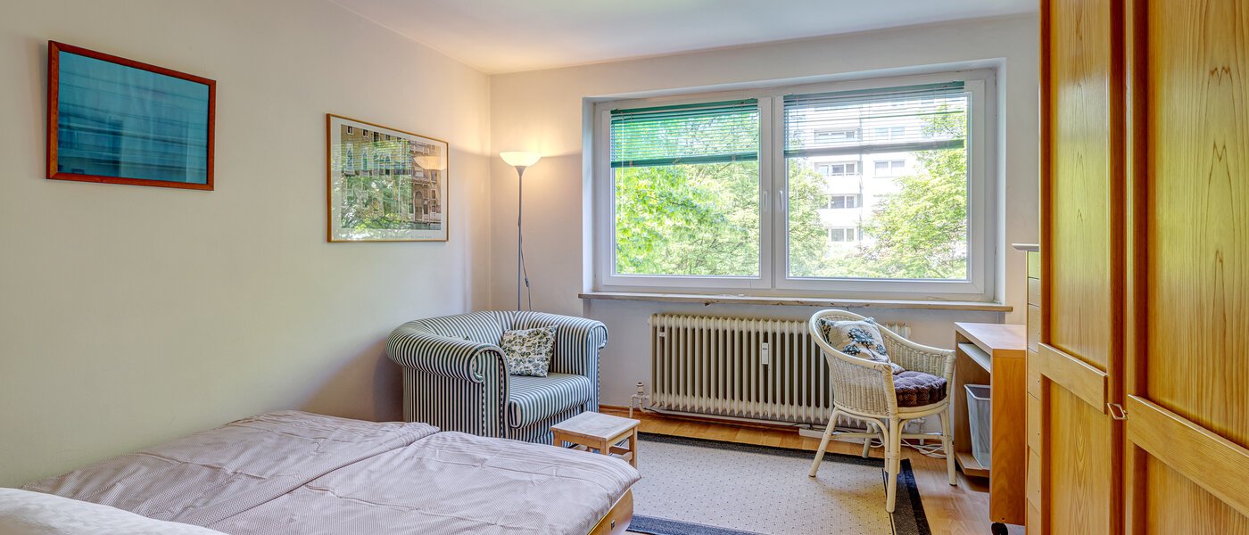 квартира München Fürstenried 02 спальная комната 5356