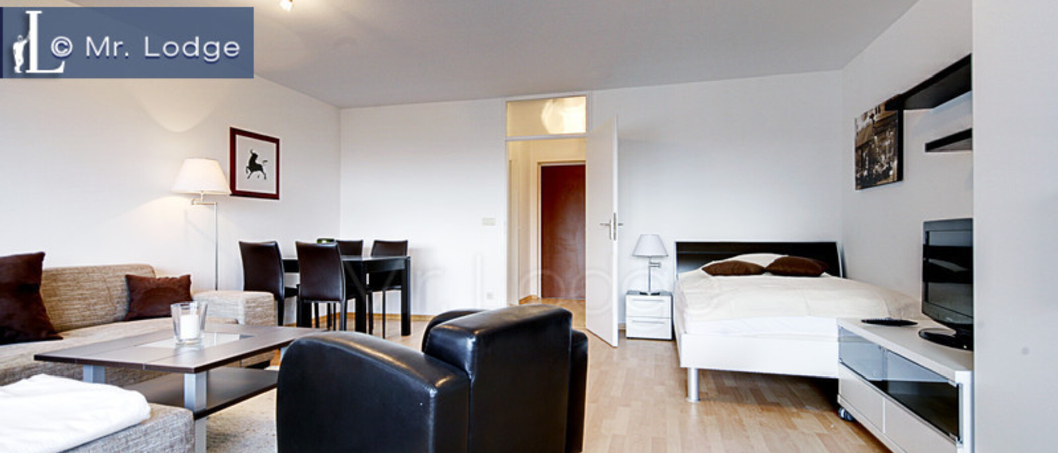 квартира München Schwabing (rechts der Leopoldstraße) 04 гостиная 5388
