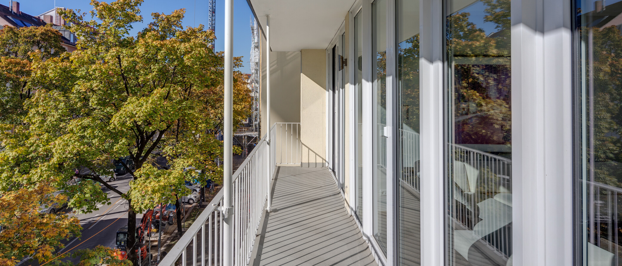 квартира München Schwabing (links der Leopoldstraße) 02 балкон 5407