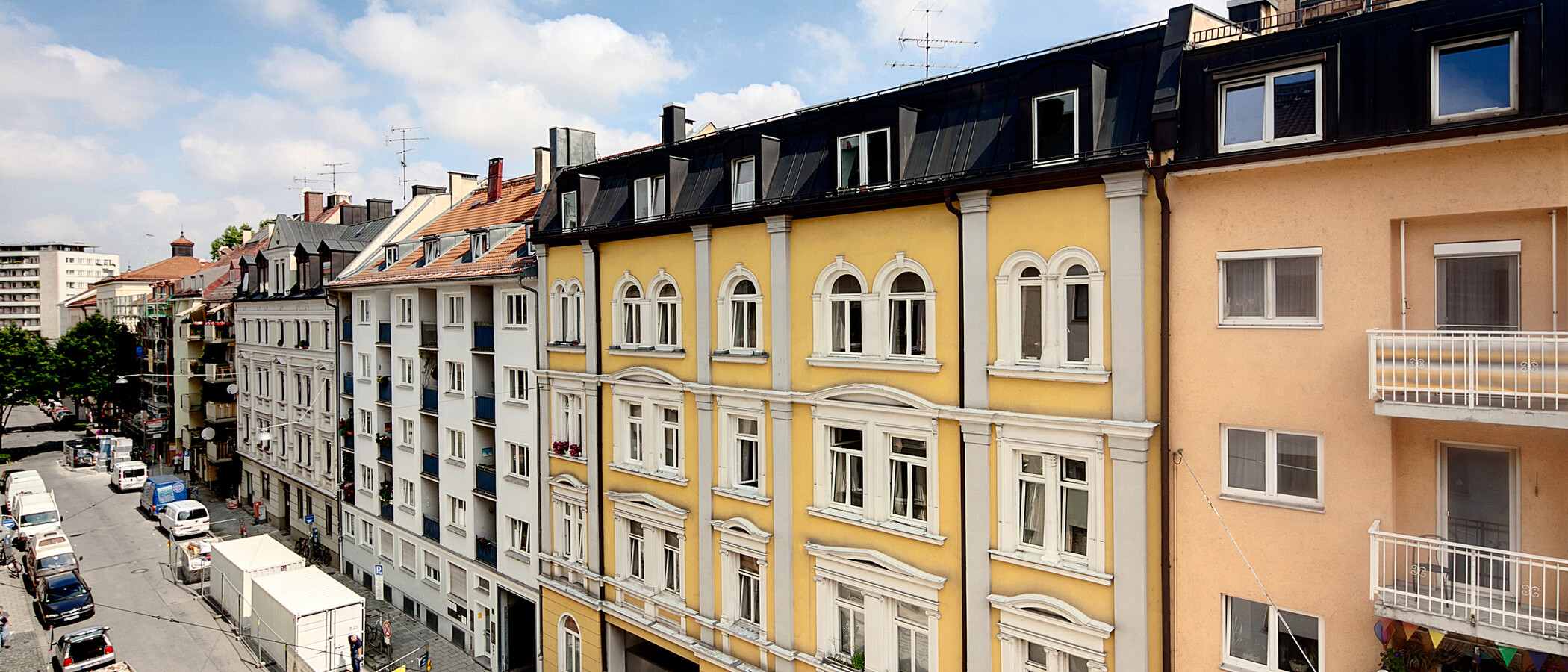 квартира München Glockenbachviertel 02 вид из окна 541