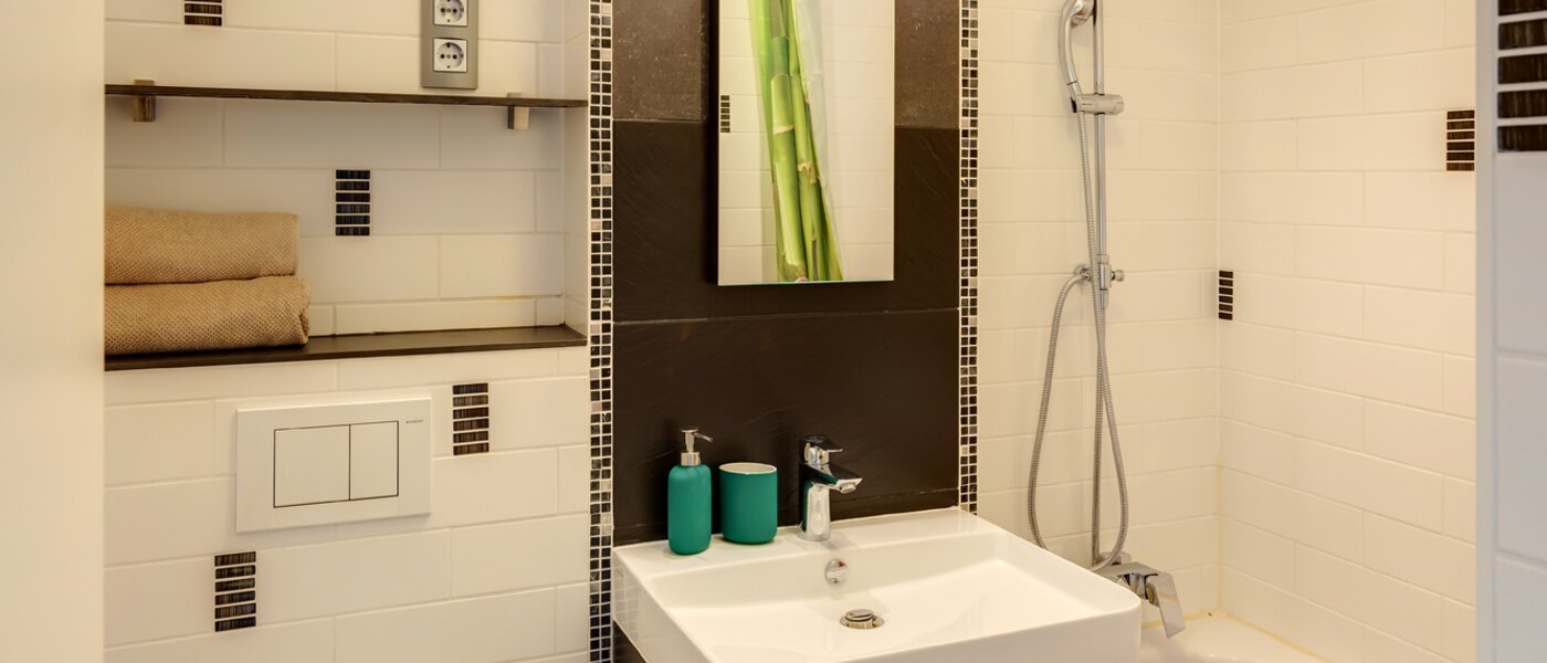 квартира München Milbertshofen 02 ванная комната 5411