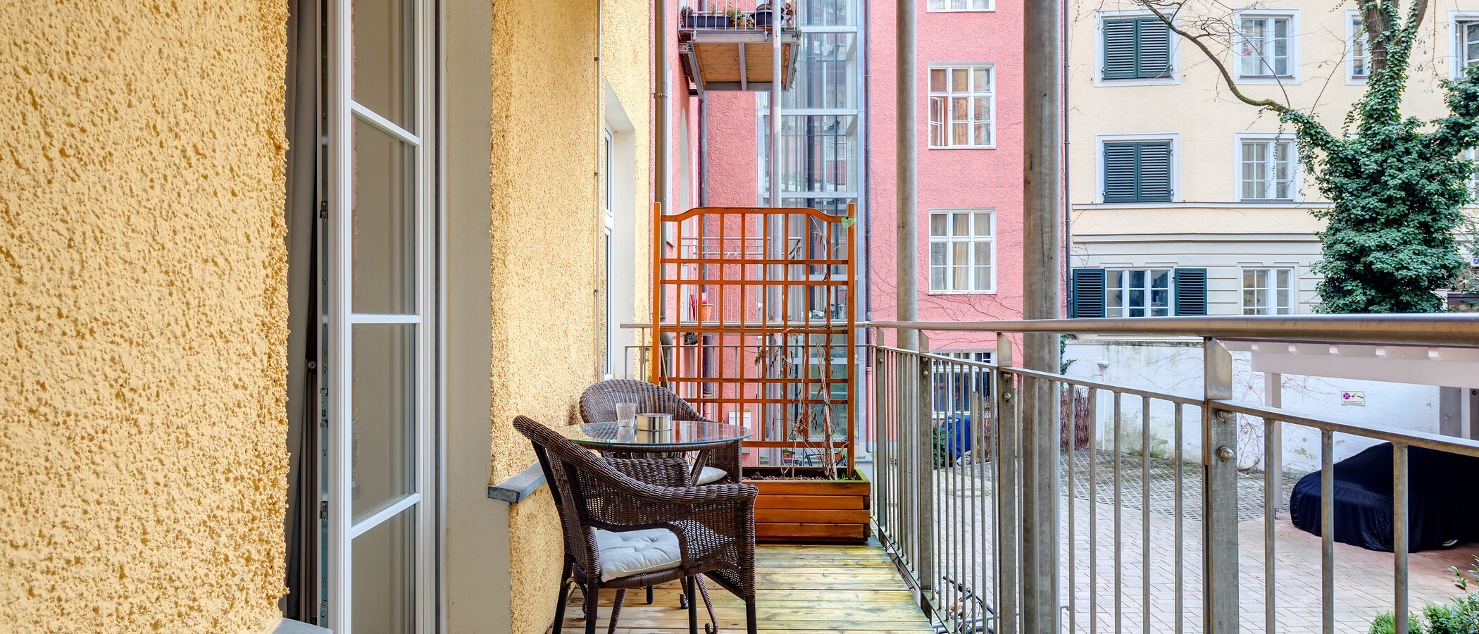 квартира München Schwabing 01 балкон 5438