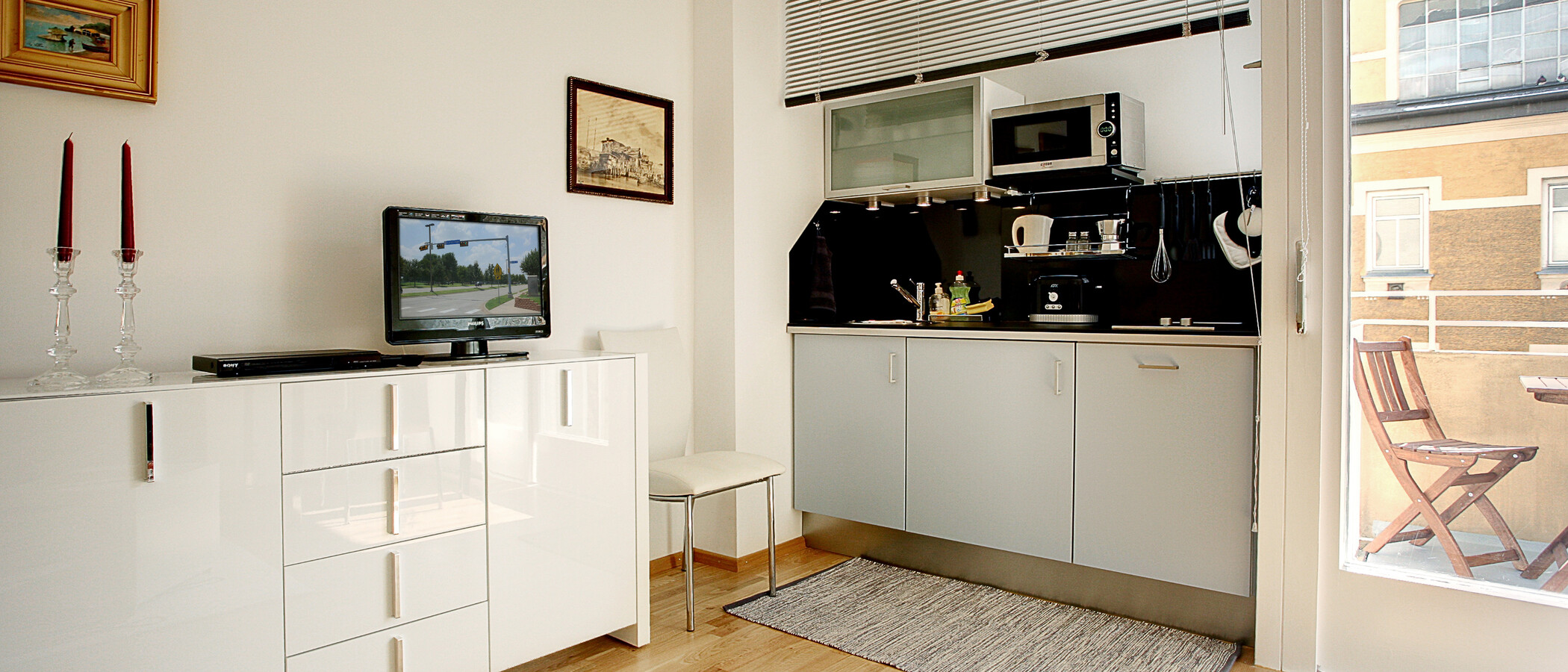 квартира München Schwabing 05 гостиная 5442