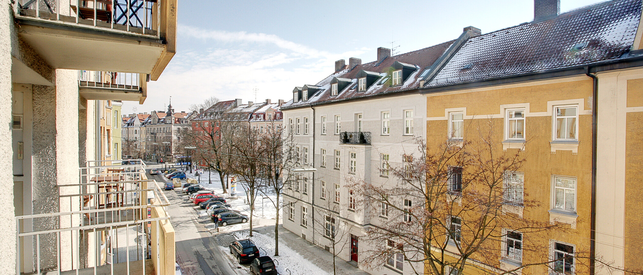 квартира München Schwabing 01 вид из окна 5442