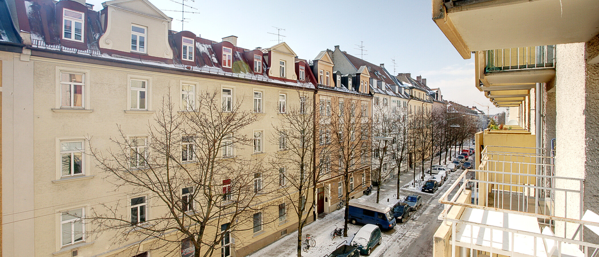 квартира München Schwabing 03 вид из окна 5442