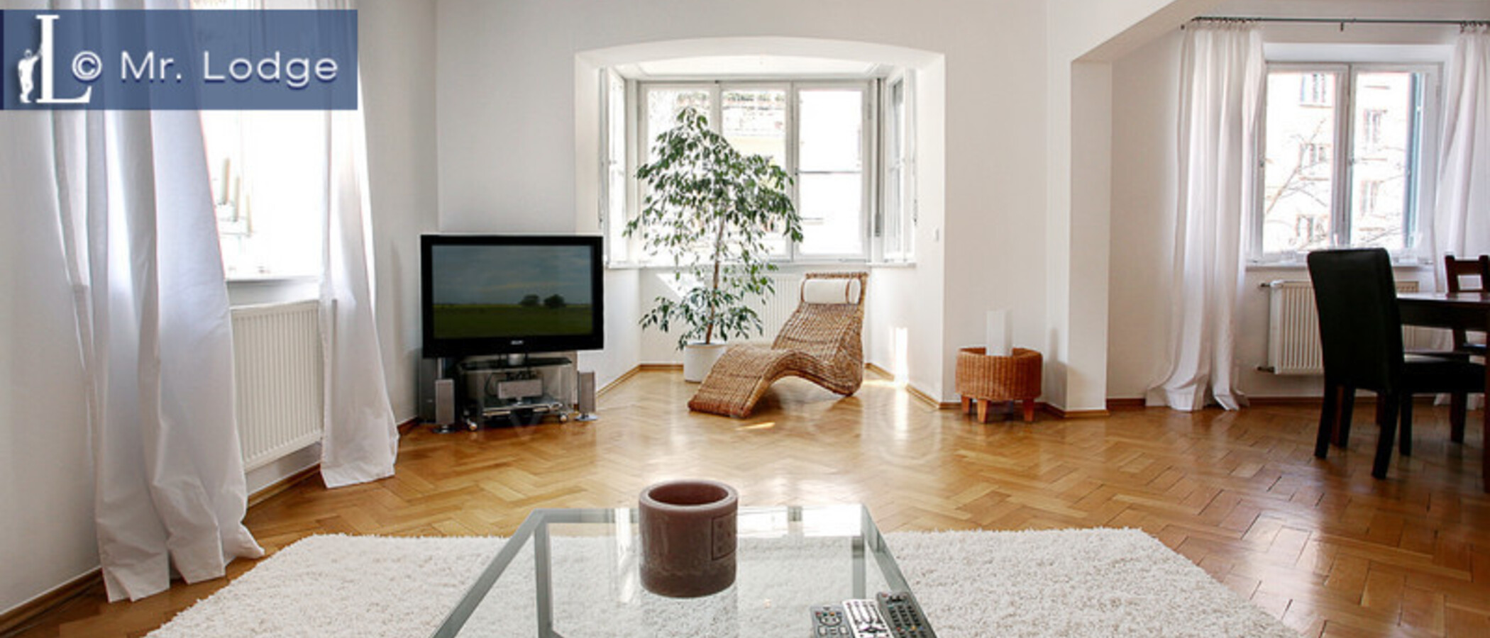 квартира München Altbogenhausen 04 гостиная 5506