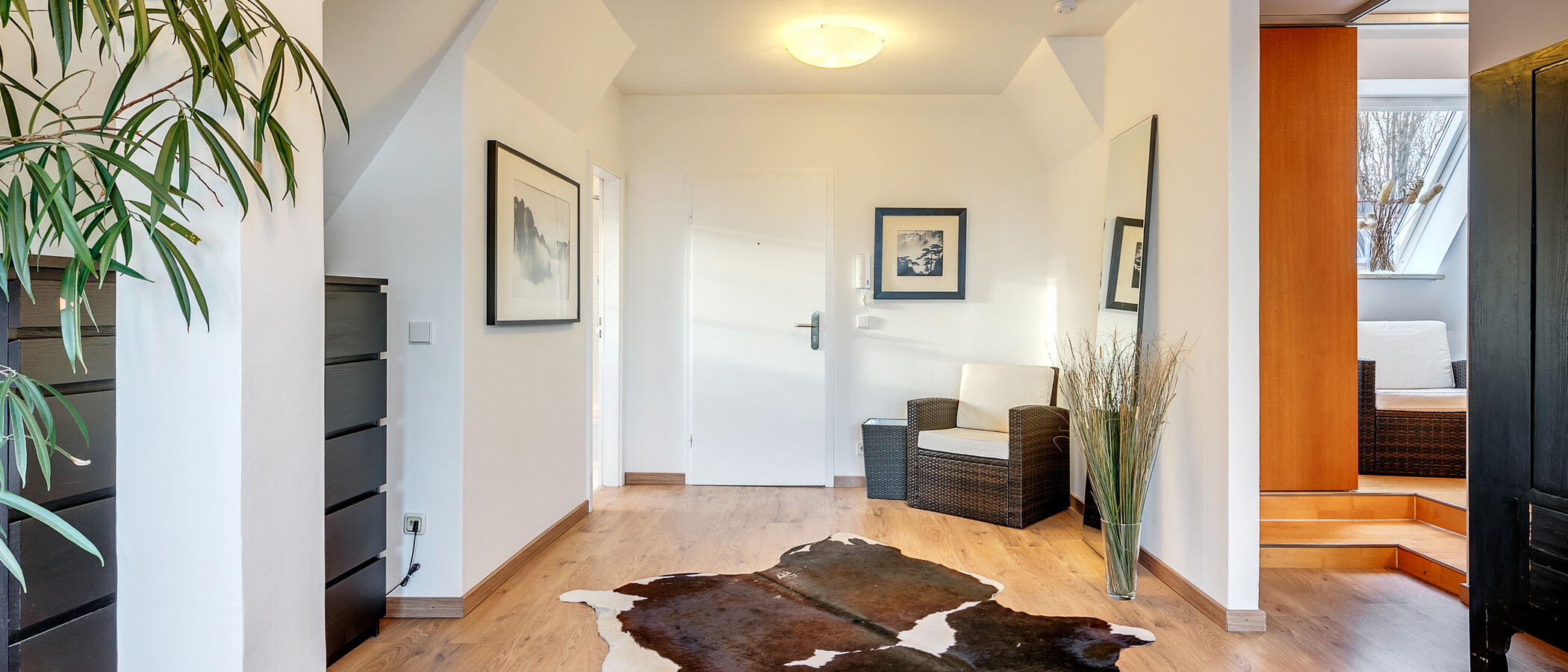 мансардная квартира München Isarvorstadt 03 гостиная 5524