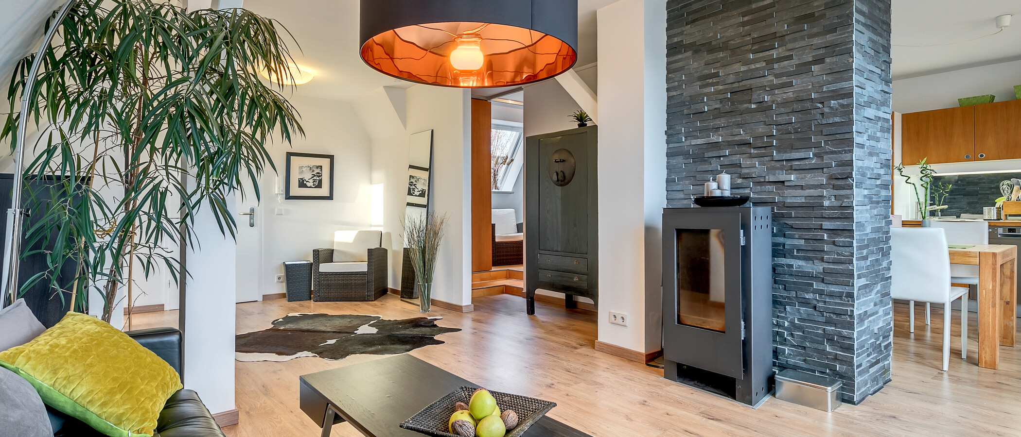 мансардная квартира München Isarvorstadt 04 гостиная 5524