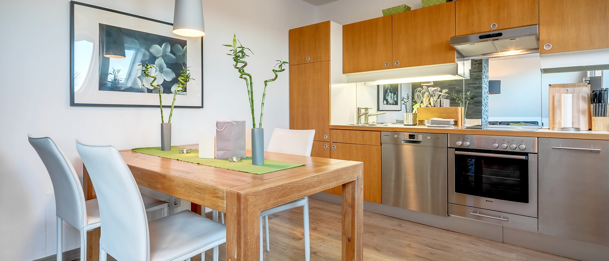 мансардная квартира München Isarvorstadt 01 кухня 5524