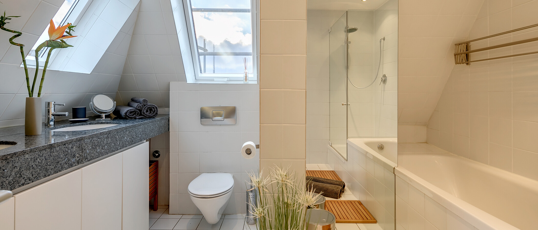 мансардная квартира München Isarvorstadt 01 ванная комната 5524