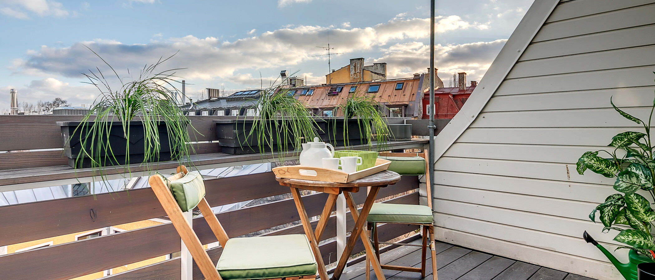 мансардная квартира München Isarvorstadt 02 терраса 5524