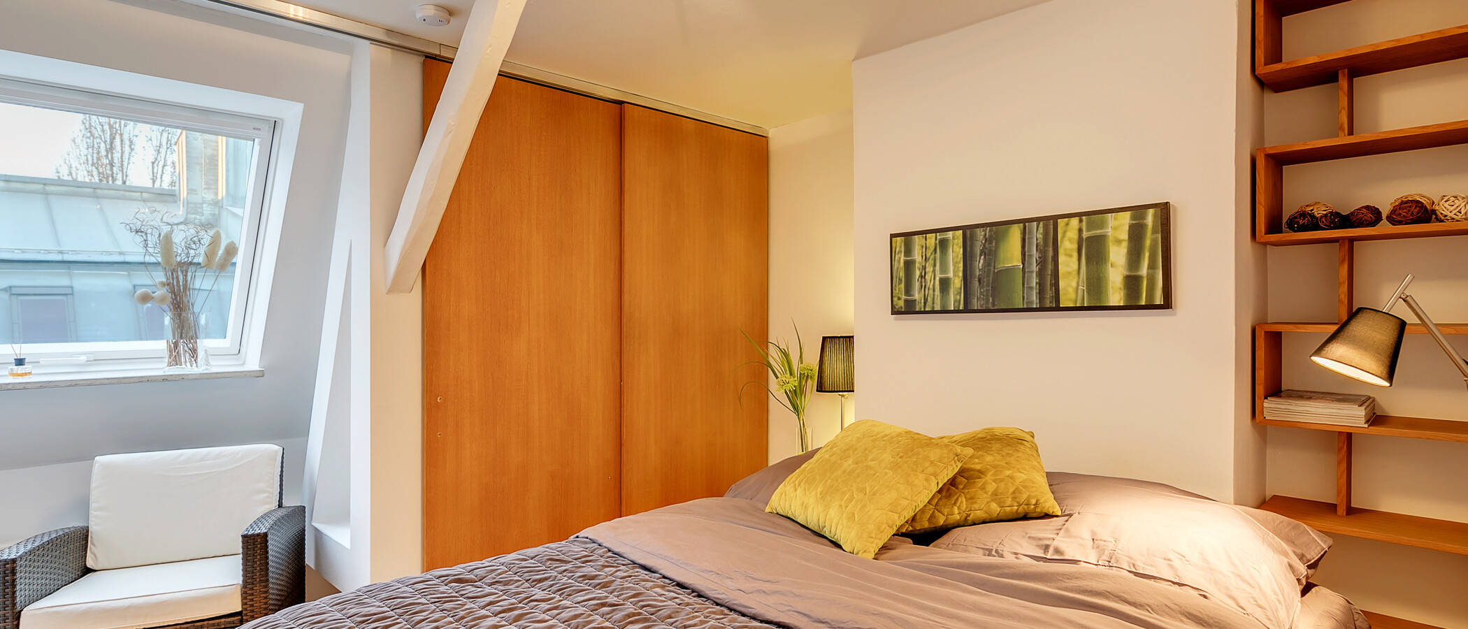 мансардная квартира München Isarvorstadt 01 спальная 5524