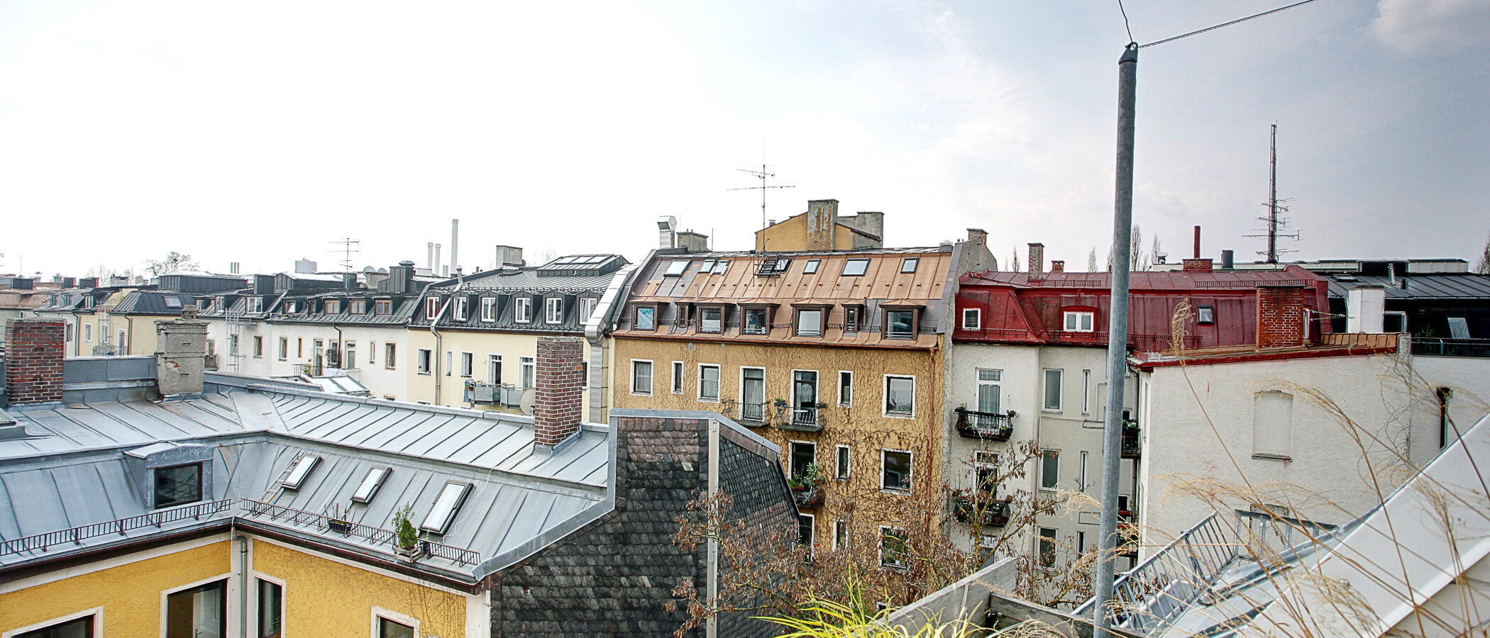 мансардная квартира München Isarvorstadt 03 вид из окна 5524