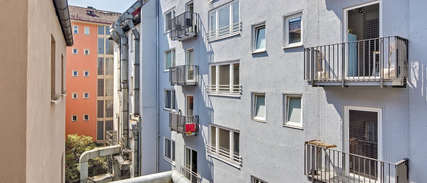 квартира München Schwabing 03 вид из окна 5558