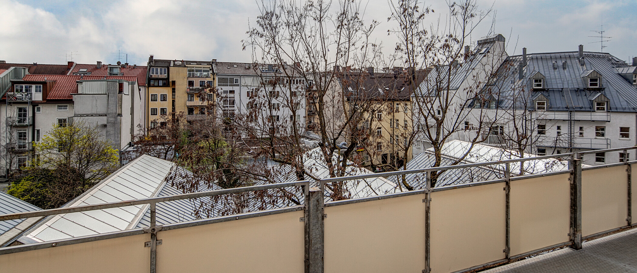 квартира München Schwabing (links der Leopoldstraße) 01 терраса 556