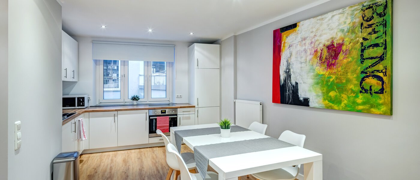 квартира München Schwabing-Nord (zw. Leopoldstraße & Englischen Garten) 02 кухня 5560