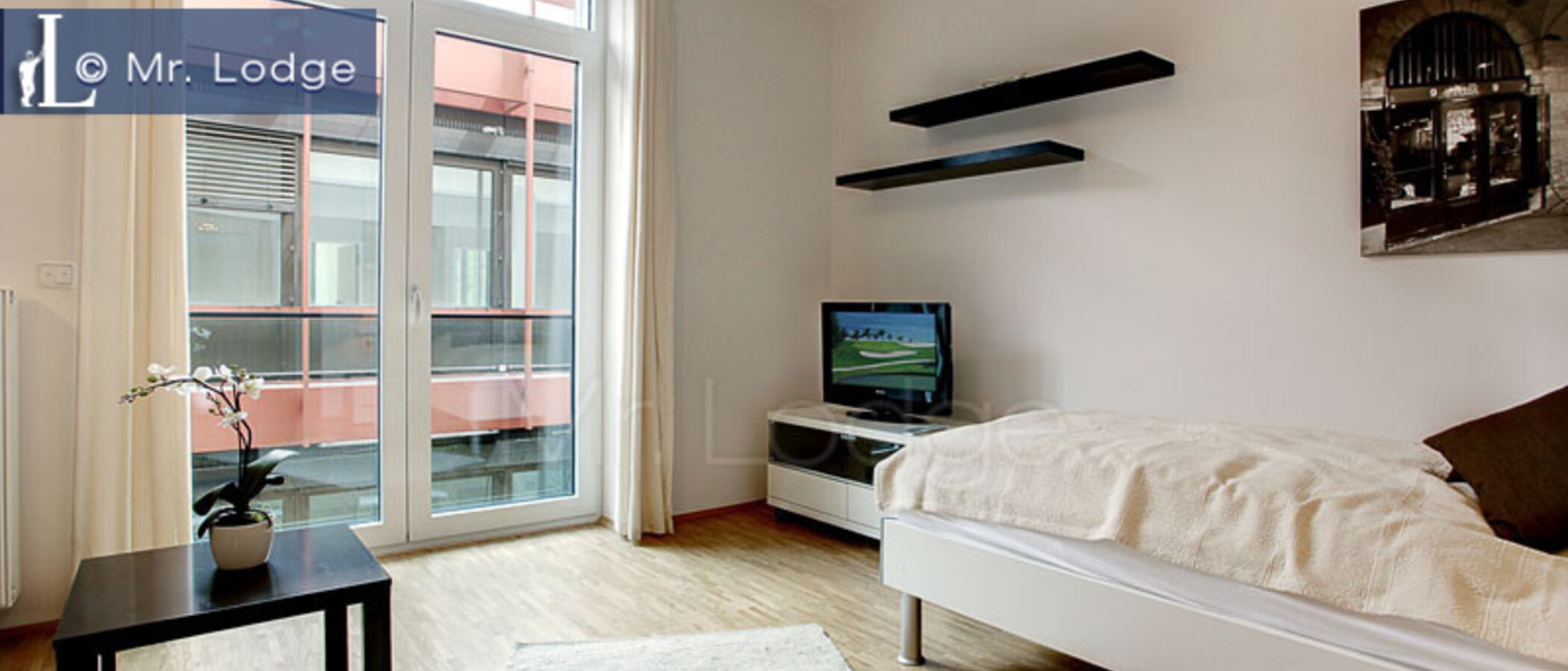 квартира München Schwabing (rechts der Leopoldstraße) 02 гостиная 5562