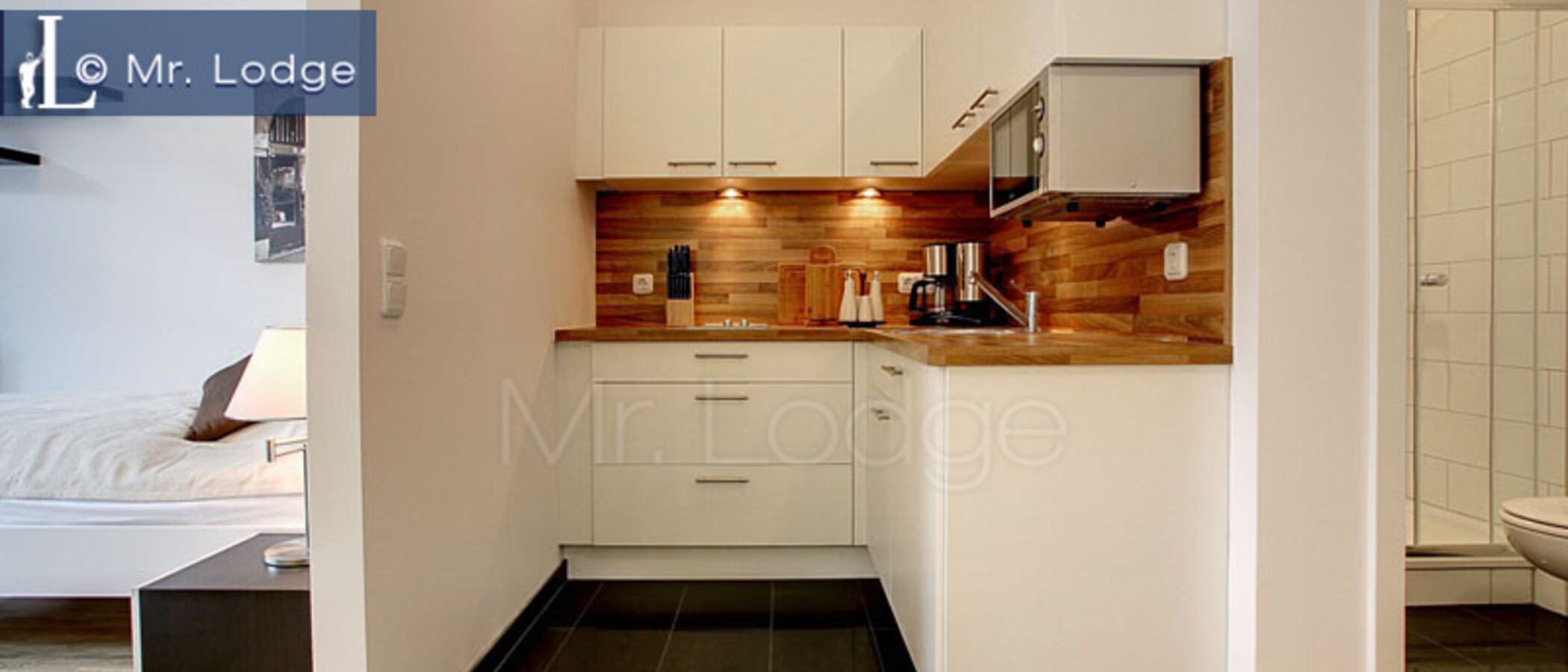 квартира München Schwabing (rechts der Leopoldstraße) 01 кухня 5562