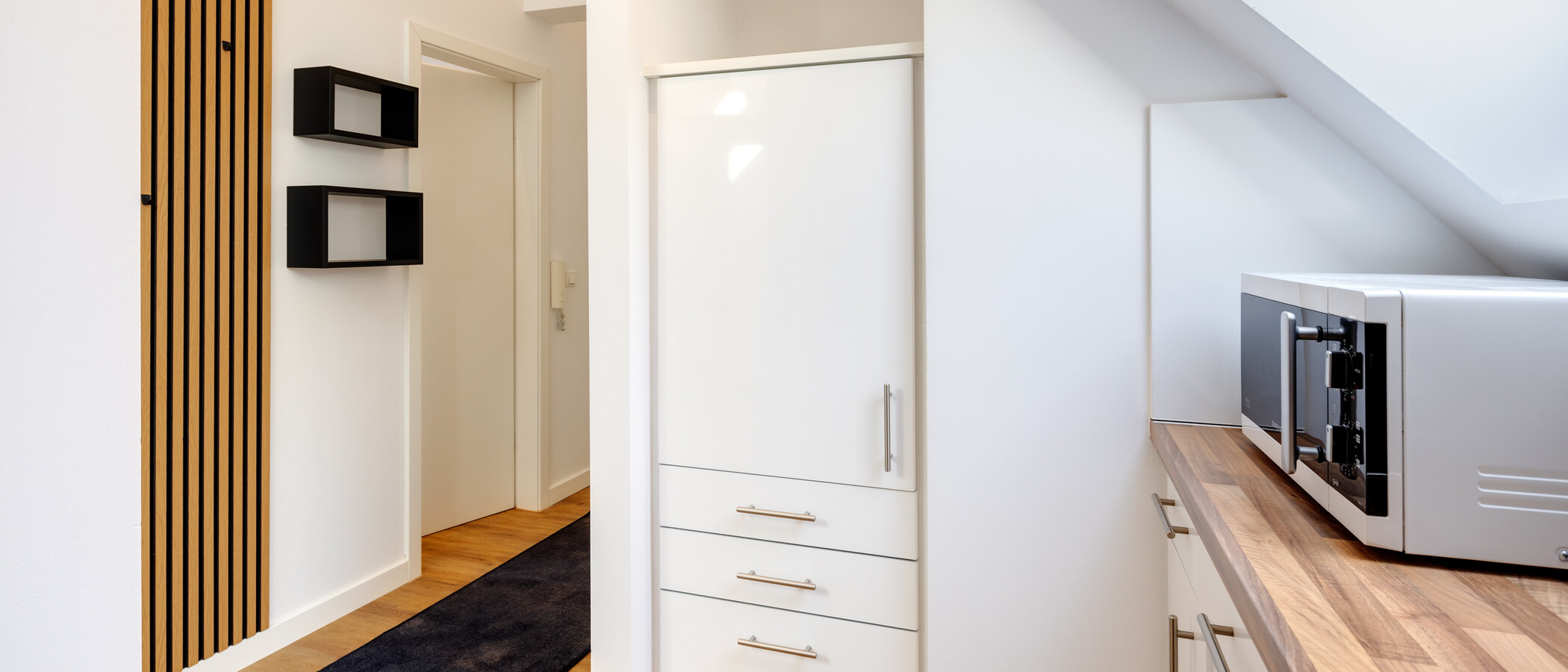 мансардная квартира München Schwabing 03 кухня 5576