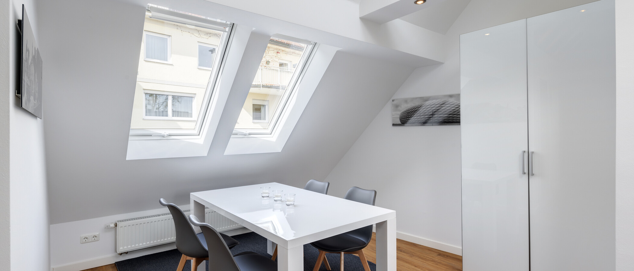 мансардная квартира München Schwabing 05 жилое пространство 5576