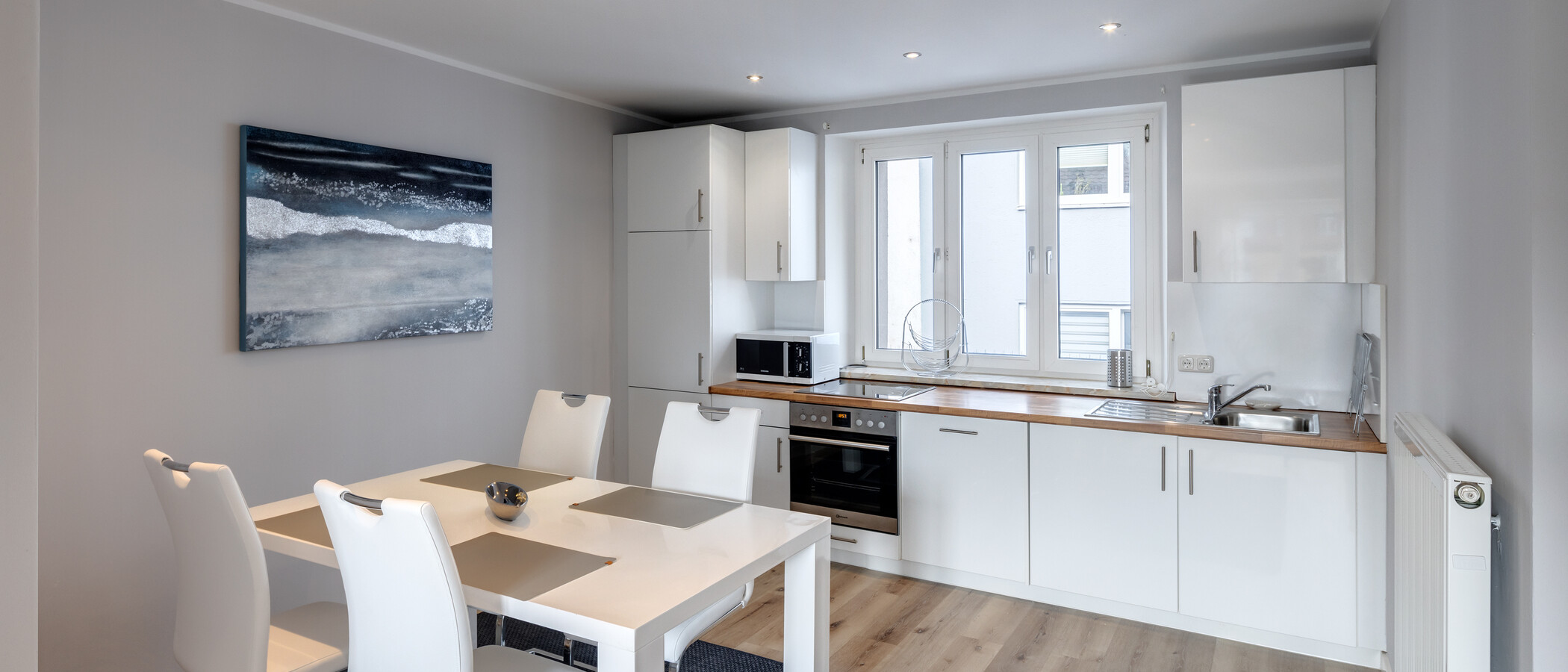 квартира München Schwabing-Nord (zw. Leopoldstraße & Englischen Garten) 02 кухня 5577