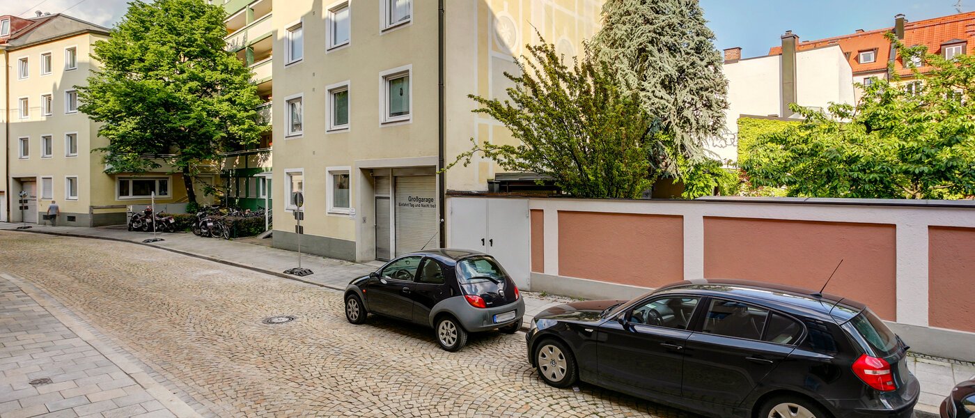 квартира München Schwabing 01 вид из окна 5588