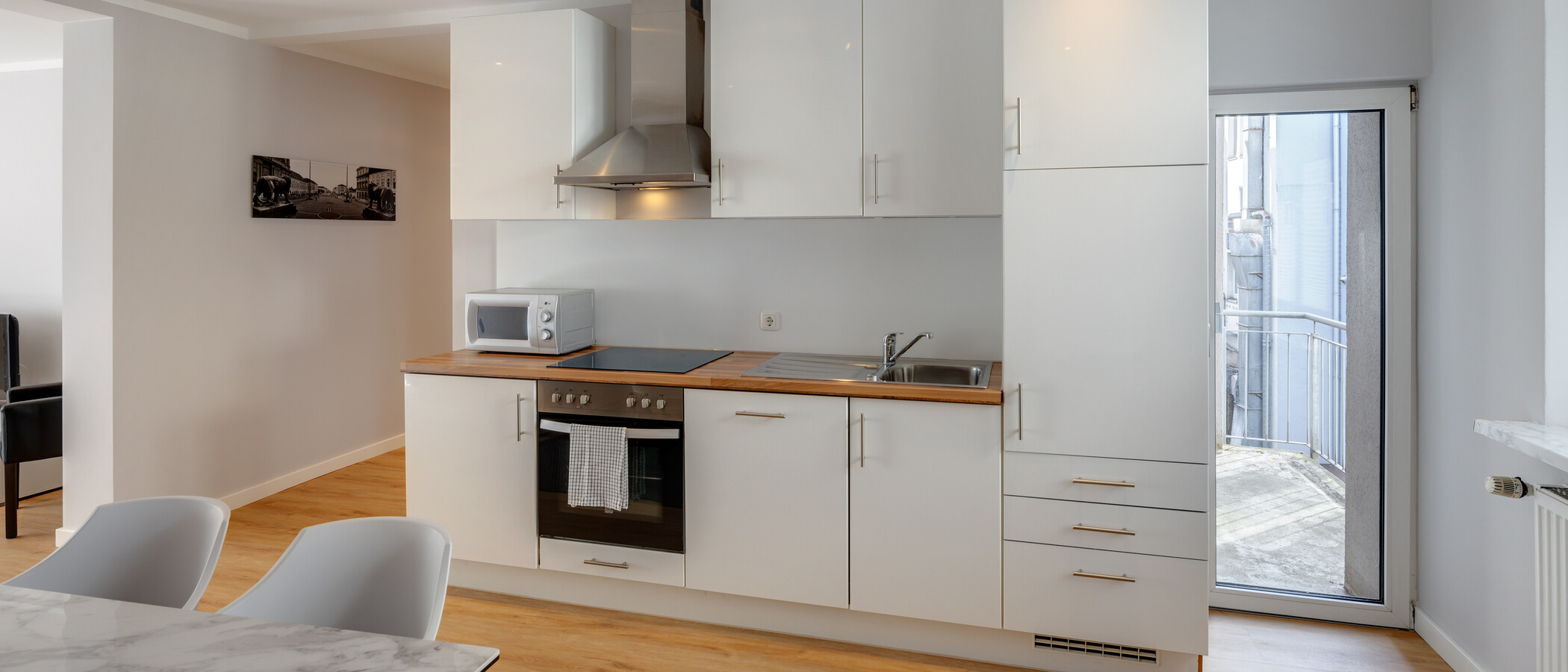 квартира München Schwabing 02 кухня 5589