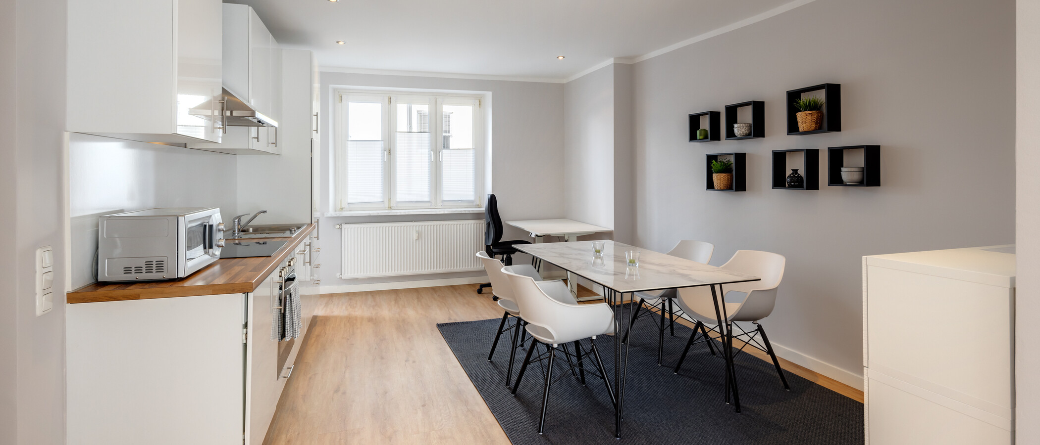 квартира München Schwabing 03 кухня 5589