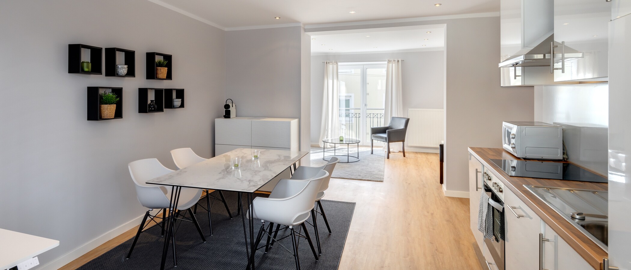 квартира München Schwabing 04 кухня 5589