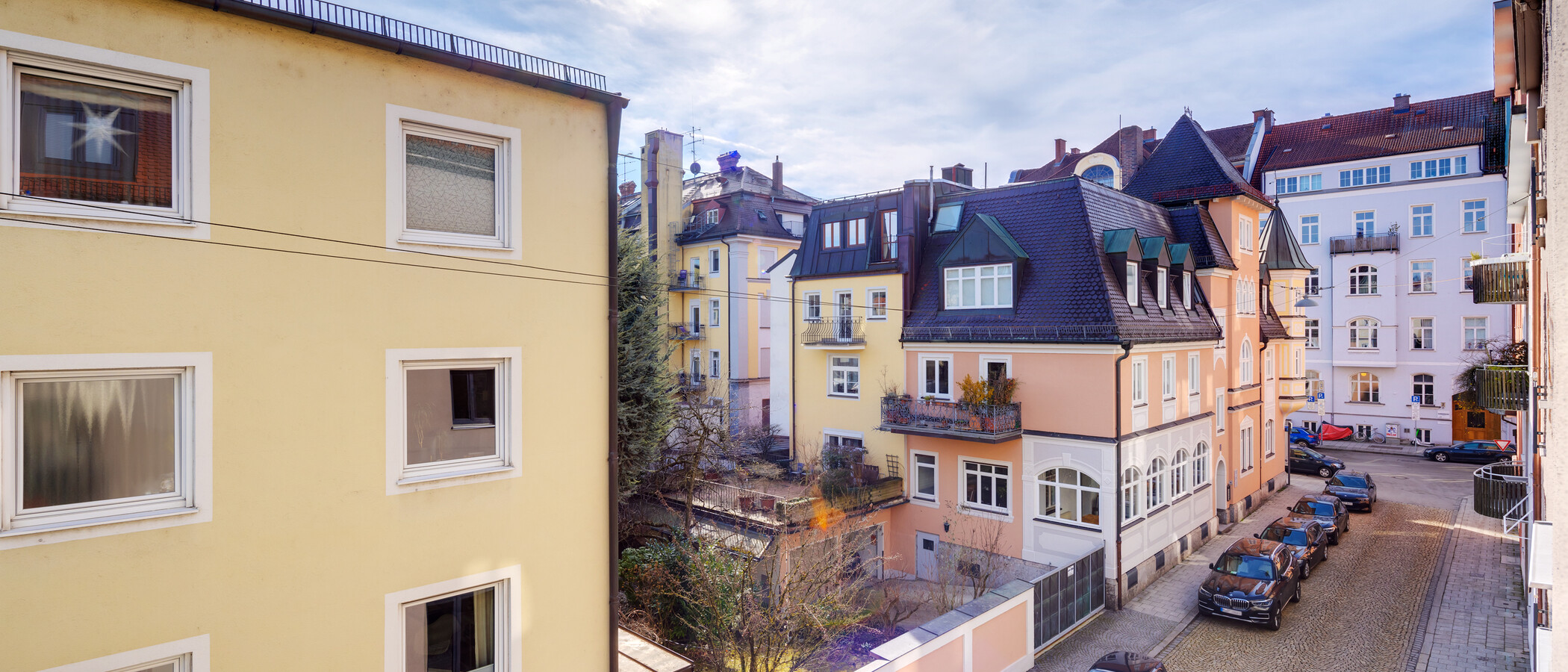 квартира München Schwabing 01 вид из окна 5589