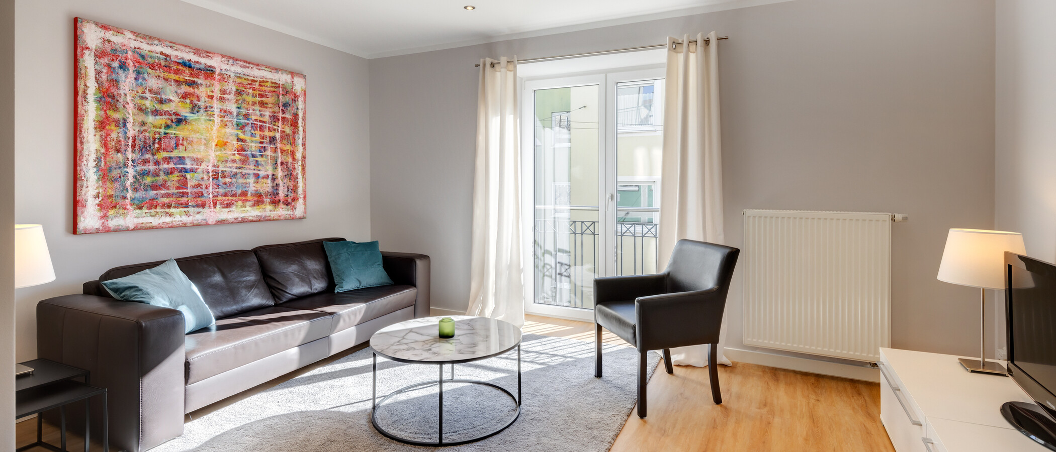 квартира München Schwabing 02 жилое пространство 5589