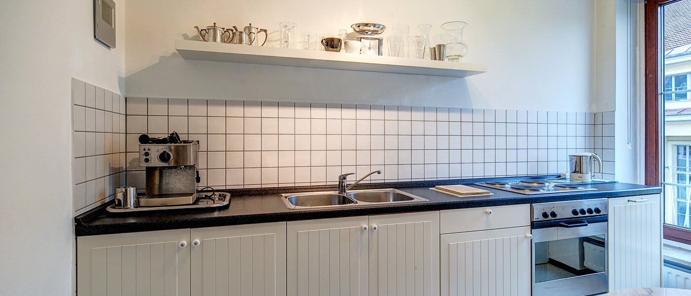 квартира München Maxvorstadt - Universitätsviertel 02 кухня 5607