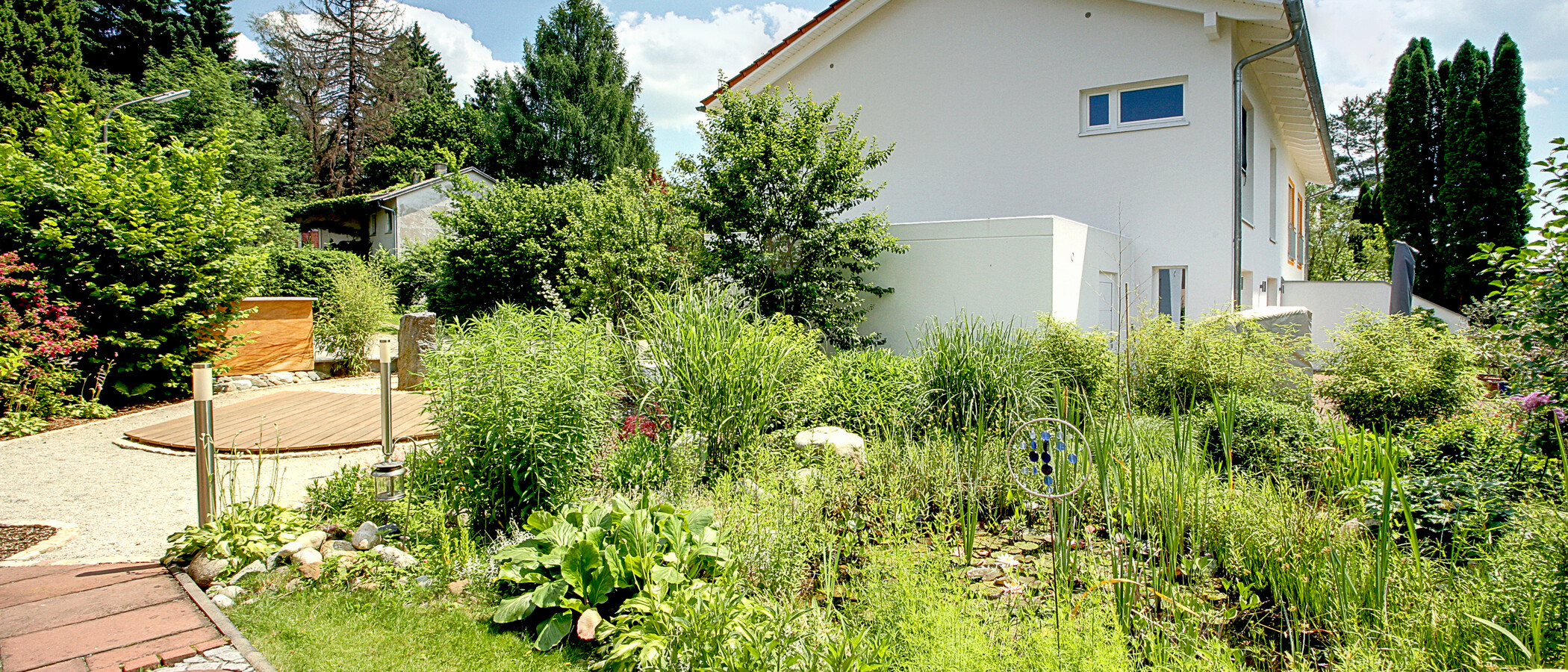 квартира с садом Baierbrunn 05 сад 5633