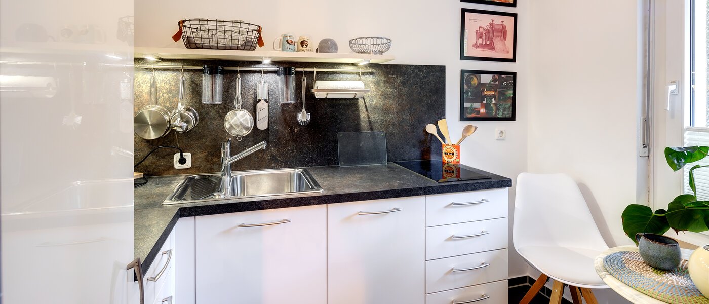 квартира München Schwabing-Nord (zw. Belgrad- & Leopoldstraße) 02 кухня 565