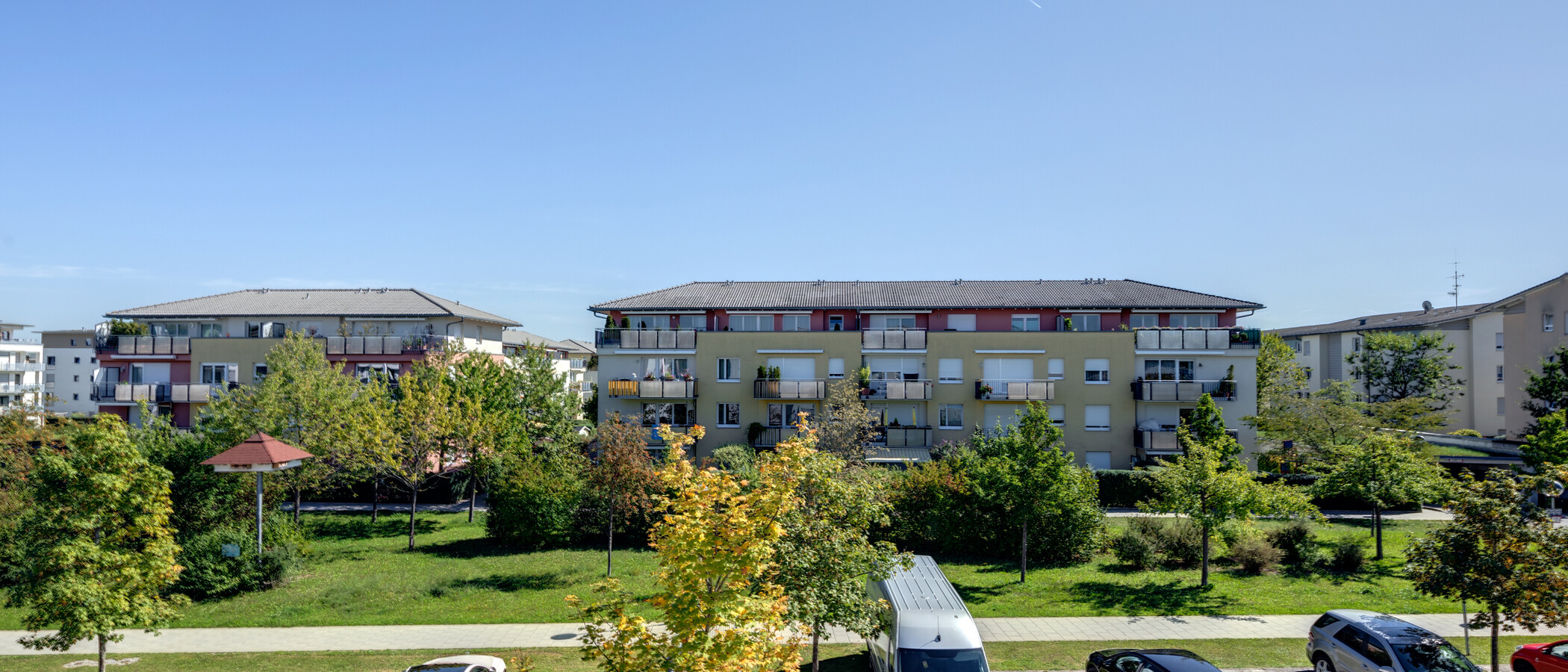 квартира Unterhaching 04 вид из окна 5656