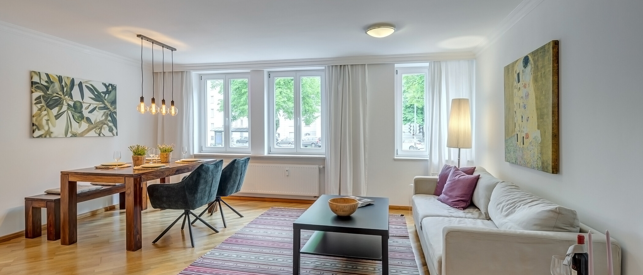 квартира München Haidhausen 02 жилое пространство 5711