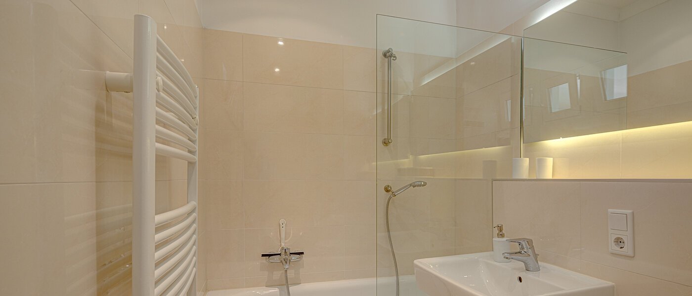 квартира München Glockenbachviertel 01 ванная комната 5717