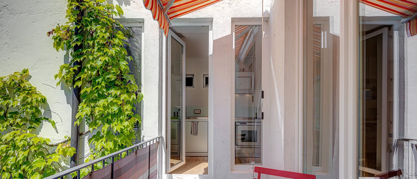 квартира München Glockenbachviertel 01 балкон 5717