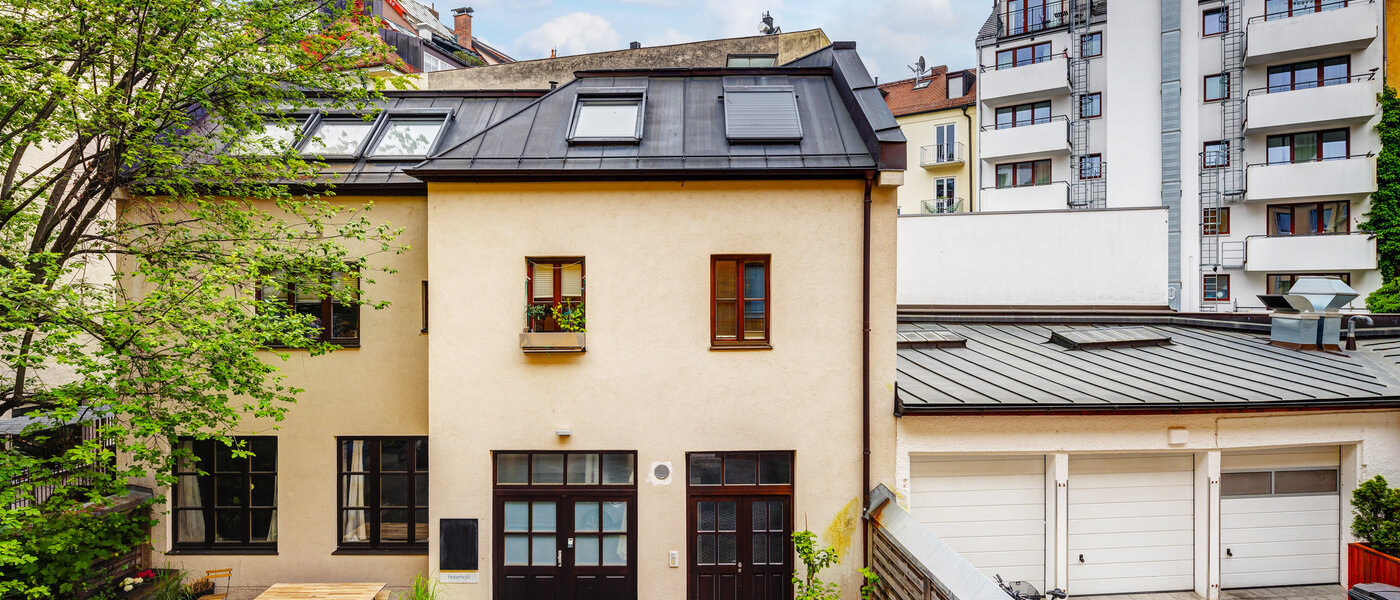 квартира München Schwabing (rechts der Leopoldstraße) 03 вид из окна 5719